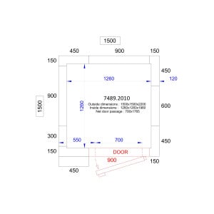 Kühlraumtafel CombiSteel - Isolierung 120mm