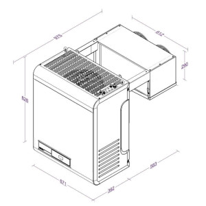 Kühlaggregat CombiSteel für Kühlraum