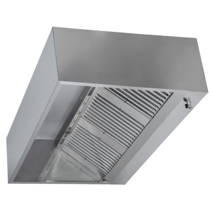 Afzuigkap Cubique 900 Led Zonder Motor - Dynasteel KP 9/12L-LEDB-IMPEX