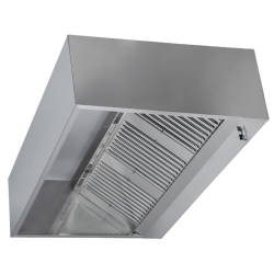 Afzuigkap Cubique 1100 Led Zonder Motor Dynasteel - 1400 mm