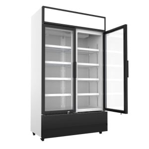 Koelvitrine voor Dranken 2 Glazen Deuren 670 L CombiSteel - Professionele Koelkast