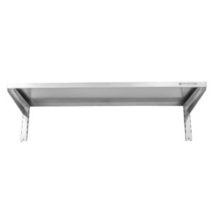 Stainless Steel Wall Shelf on Brackets - L 1200 x D 400 mm - Dynasteel