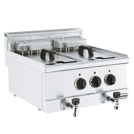 CombiSteel Electric Fryer - Power 15000 W, Capacity 2x10 L