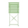 Light Green Steel Folding Chairs - Comfort and Durability