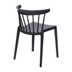 Anthrazit Polypropylen Stühle - 4er Set: Elegantes Design und dauerhafter Komfort