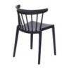 Polypropyleen Stoelen Antraciet - Set van 4: Elegant design en duurzaam comfort
