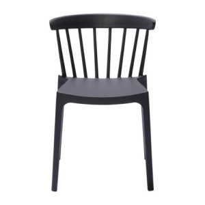 Polypropyleen Stoelen Antraciet - Set van 4: Elegant design en duurzaam comfort