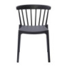 Polypropyleen Stoelen Antraciet - Set van 4: Elegant design en duurzaam comfort
