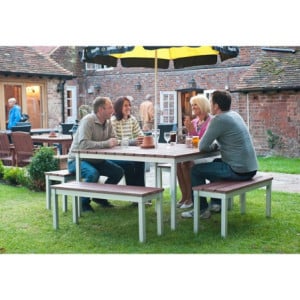 Banc Exterieur Imitatie Notenhout 1050 mm Gopak CK814
