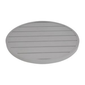 Ronde Tafelblad Aluminium Lichtgrijs 580mm Bolero - Moderne Stijl