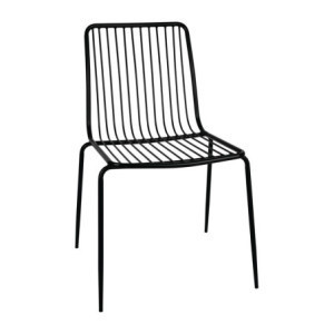 Stoelen van stalen draden Bolero - Moderne industriële stijl