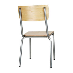 Galvanisierter Holzstuhl - Set mit 4 Bolero