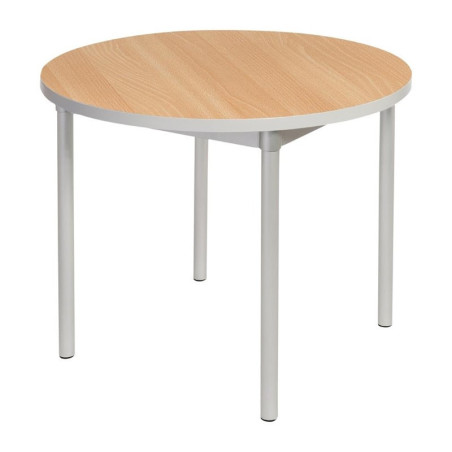 Ronde Tafel Beuken Effect 900 mm - Ideaal voor restauratie