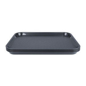 Self-service Anthracite Tray 265 x 345 mm - Olympia: practical, resistant, aesthetic