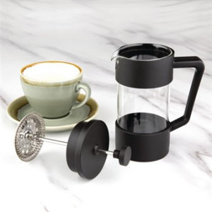 Zwarte Cafetière met Piston 3 Kopjes Olympia - Bereid een smakelijke koffie