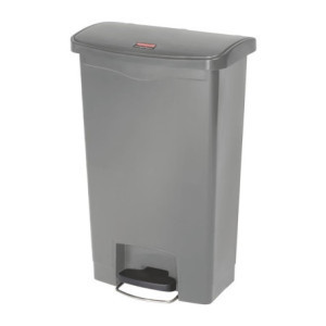 Grijze Voetpedaalemmer 50L - Hygiënisch & Praktisch | Rubbermaid