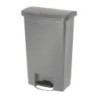 Grijze Voetpedaalemmer 50L - Hygiënisch & Praktisch | Rubbermaid