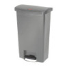 Grijze Voetpedaalemmer 50L - Hygiënisch & Praktisch | Rubbermaid