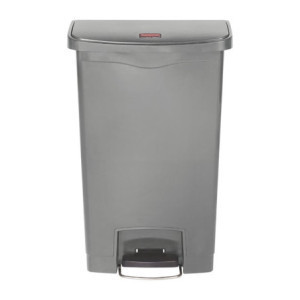 Grijze Voetpedaalemmer 50L - Hygiënisch & Praktisch | Rubbermaid