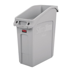 Container Slim Jim Rubbermaid 49L Grijs - Handig en stevig