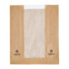 Kraft Paper Bags with Glassine Window - Lot of 1000, Eco-friendly & Elegant