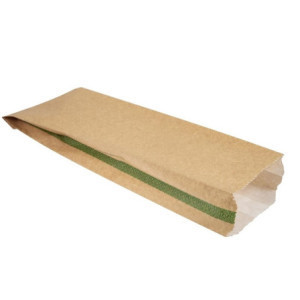 Zakken voor warme snacks composteerbaar Vegware 356 x 101 mm - Pak van 500, FC897