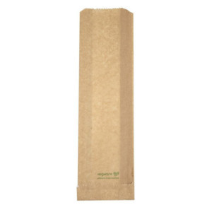 Zakken voor warme snacks composteerbaar Vegware 356 x 101 mm - Pak van 500, FC897