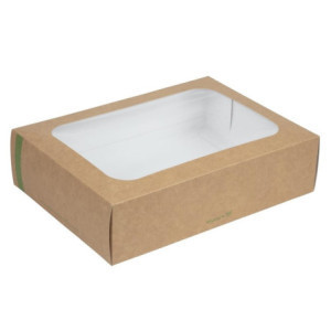 Kompostierbare Standard-Boxen | Vegware - Packung mit 50