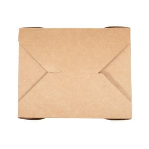 Compostable Cardboard Food Boxes No.3 1800 ml - Pack of 180 - Vegware - Ecological and practical!