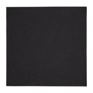 Dinner Napkins 3 Ply Black 400mm - Pack of 1000 - Superior Quality