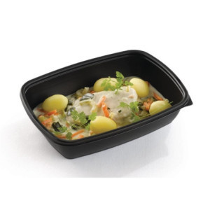 Rechteckige Lebensmittelbehälter 900ml - Set von 300