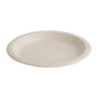 Ovale composteerbare borden van bagasse 198 mm - Set van 50, professionele kwaliteit