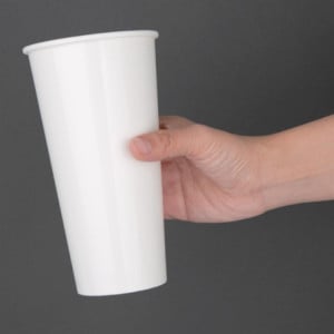 Bekers voor koude dranken van papier 625 ml 90 mm - Set van 1000 recyclebare, elegante & praktische bekers