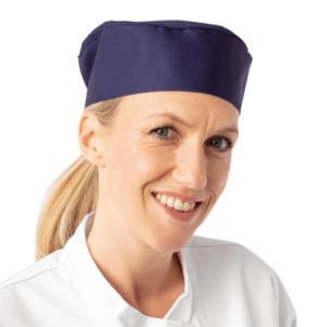 Koksmuts Blauw Whites Chefs Kleding A204 - Comfort en Stijl Val op in de Keuken!