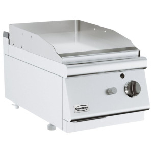 Chroom gladde gas grillplaat 6500 W - Professionele keuken CombiSteel