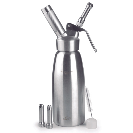 Professionele slagroomspuit Lacor - Ø 90 mm - 0,5 L | Bereiding van slagroom en crèmes