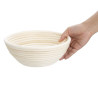 Round Rattan Fermentation Basket 220 x 80 mm Professional Kitchen Vogue