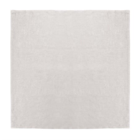 Serviettes en Lin Écrues 400 x 400 mm - Lot de 12 Olympia : Élégance et Qualité