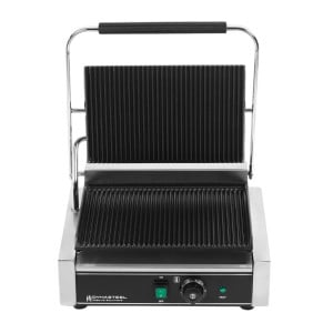 Large Surface Grooved Panini Grill - Dynasteel: exceptional performance and practical use for professio