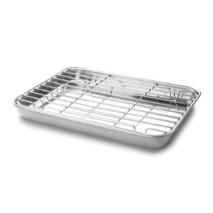 Backblech mit Rost 235x155 mm Lacor - Perfektes & vielseitiges Kochen