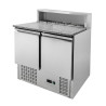 Refrigerated Pizza Counter - 2 Doors - 5 GN 1/6 Pans - Dynasteel