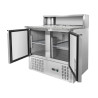 Refrigerated Pizza Counter - 2 Doors - 5 GN 1/6 Pans - Dynasteel