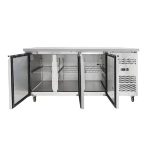 3-Door Refrigerated Table GN1/1 - Depth 700 - Dynasteel