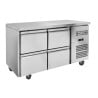 Refrigerated Positive Table - 4 Dynasteel Drawers: High professional quality