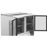 Saladette Compact - 2 Glazen Deuren met Open Dak - Dynasteel