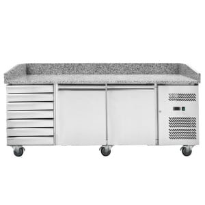 Pizza Cabinet - 2 Doors and 7 Drawers - Dynasteel