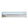 Refrigerated Glass Saladette 9 x GN 1/3 - Dynasteel