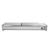 Saladette Koeling om Neer te Zetten Deksel Inox - 9 x GN 1/3 - Dynasteel