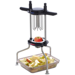 Appelboor en -snijder 4 Partjes - RVS ABS