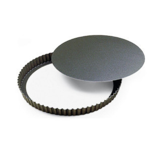 Hoge Geribbelde Ronde Antiaanbaktaartvorm ⌀ 280mm